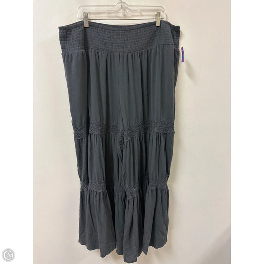 Pants Wide Leg By Clothes Mentor In Grey, Size: 20