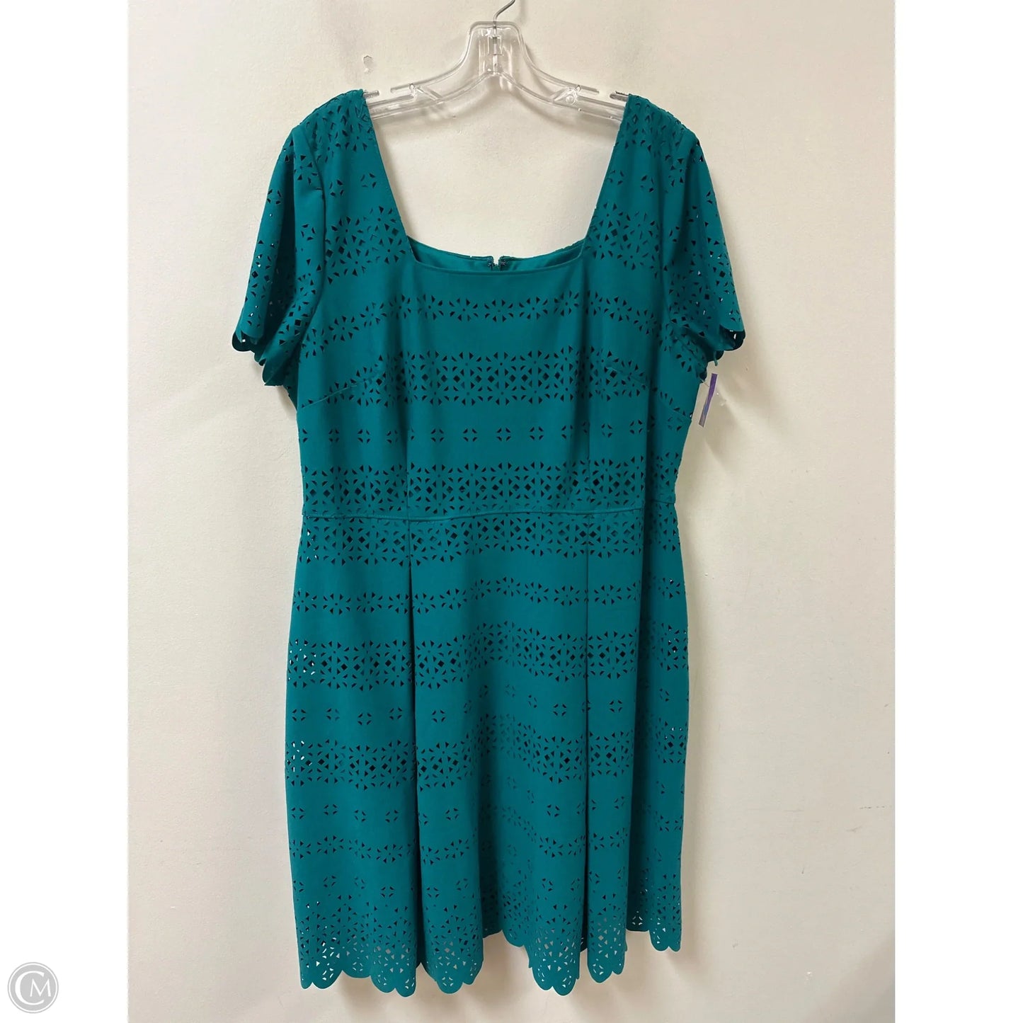 Dress Party Short By Lane Bryant In Green, Size: 1x