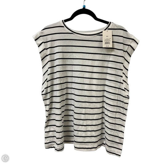Top Sleeveless By A New Day In Striped Pattern, Size: 2x