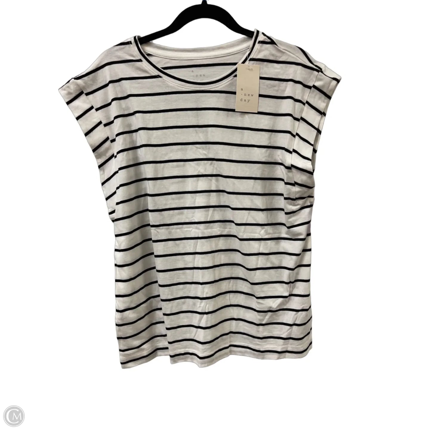 Top Sleeveless By A New Day In Striped Pattern, Size: Xl