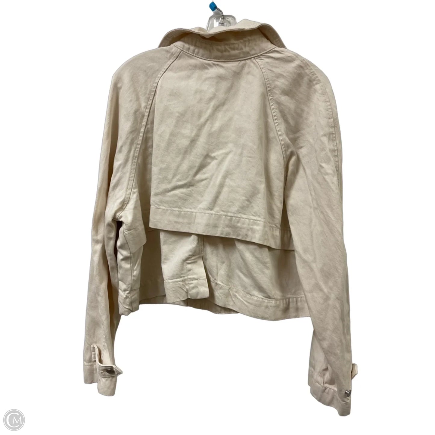 Jacket Denim By Universal Thread In Cream, Size: Xl