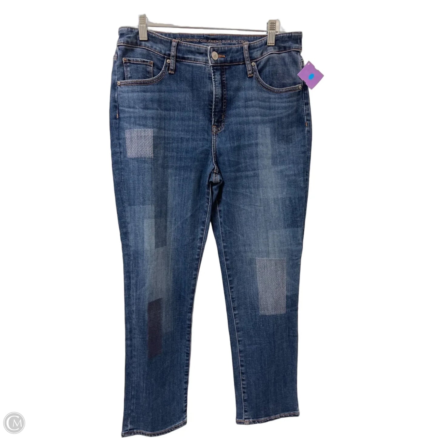 Jeans Skinny By Chicos In Blue Denim, Size: 8
