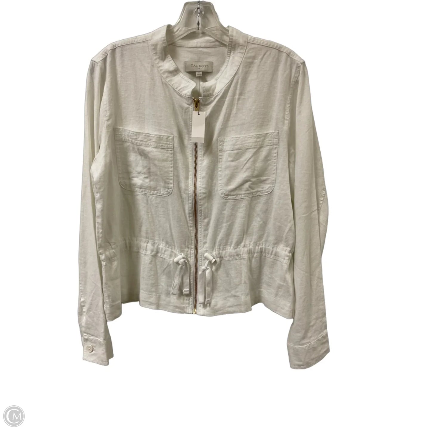 Jacket Other By Talbots In White, Size: M