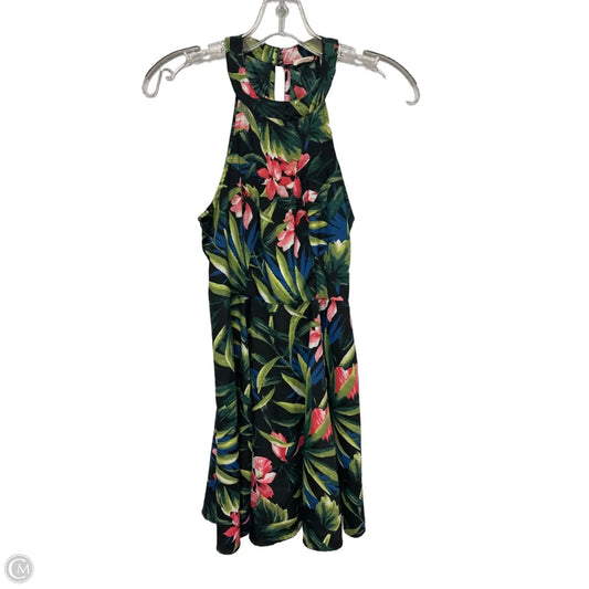Dress Casual Short By Clothes Mentor In Floral Print, Size: Xs