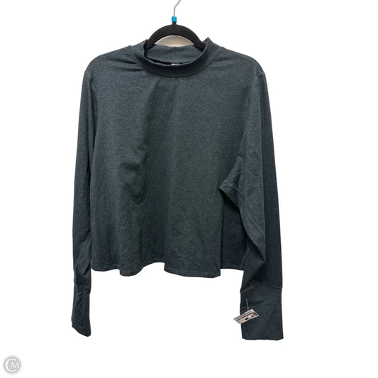 Athletic Top Long Sleeve Crewneck By Old Navy In Grey, Size: 3x