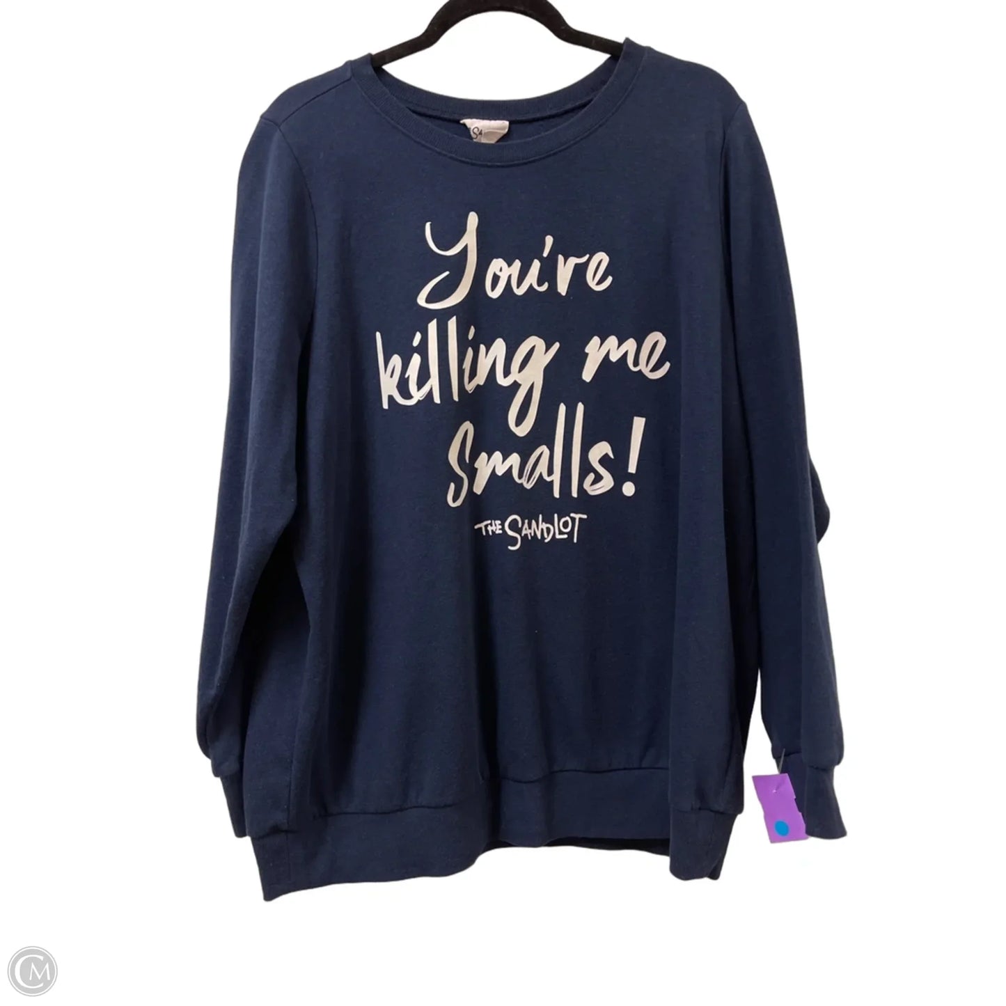 Sweater By Clothes Mentor In Navy, Size: 2x