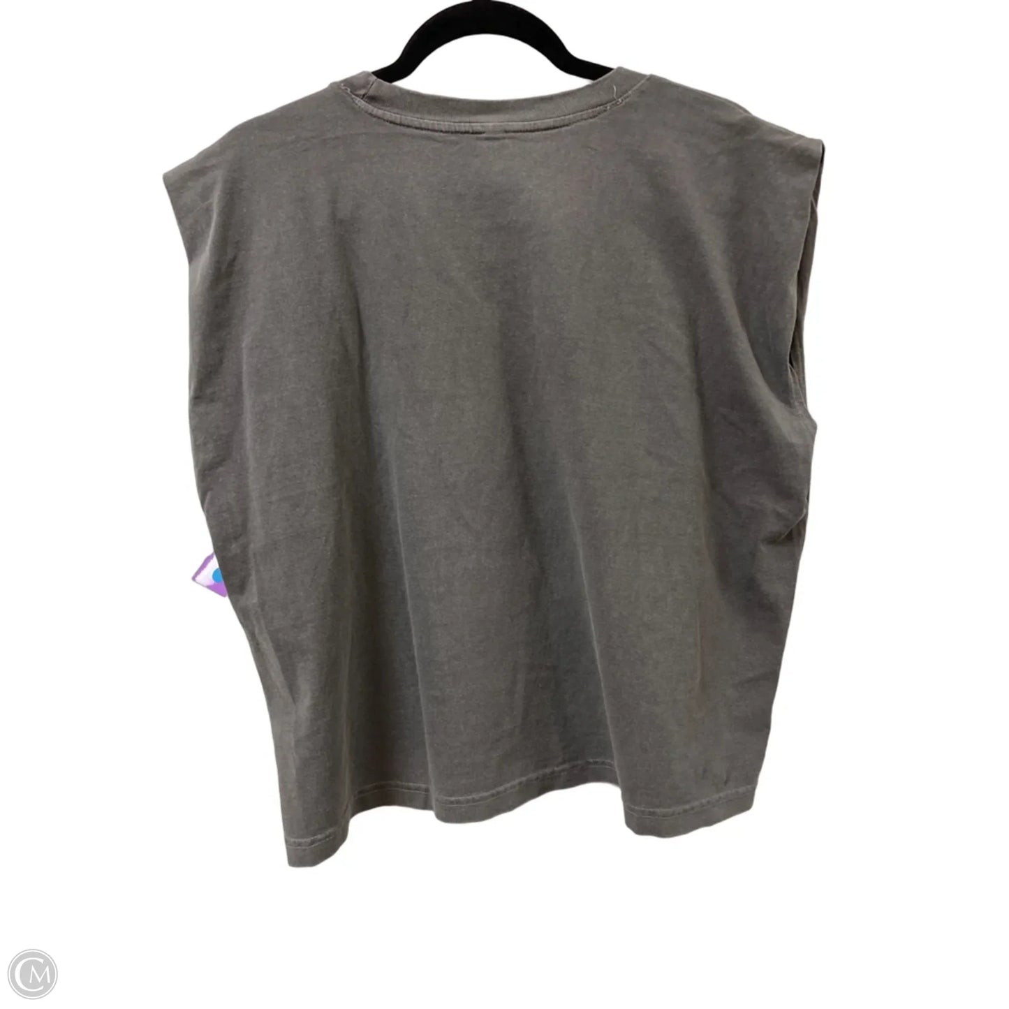 Top Sleeveless By Clothes Mentor In Grey, Size: Xl