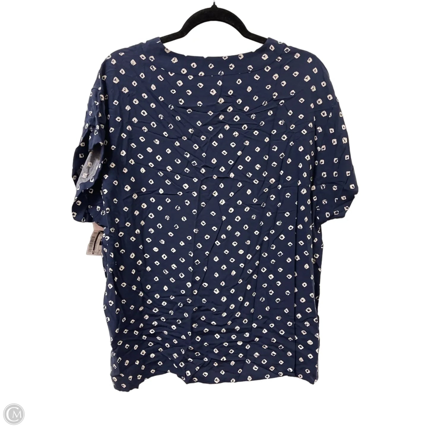 Top Sleeveless By Gap In Navy, Size: Xl