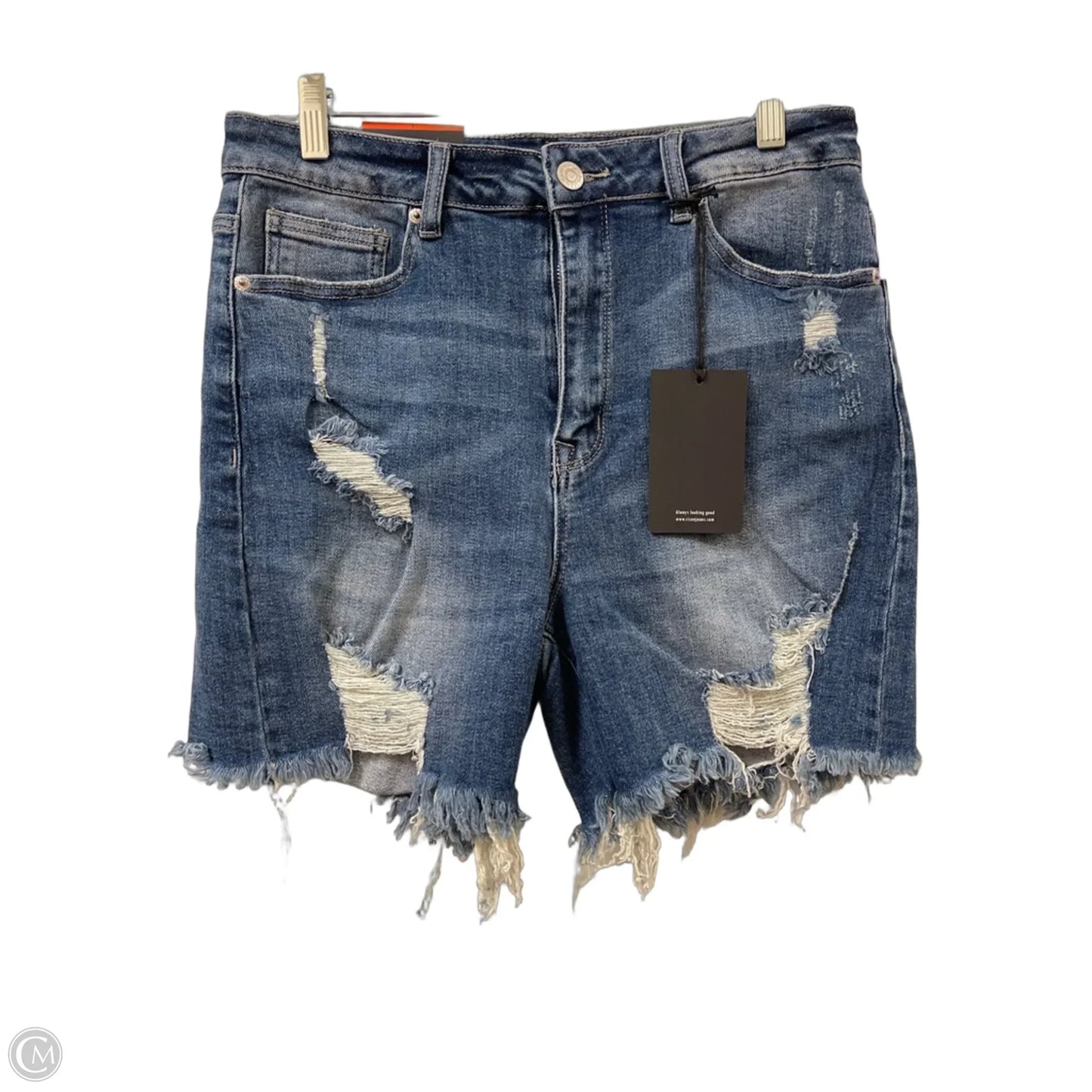 Shorts By Risen In Blue Denim, Size: 12