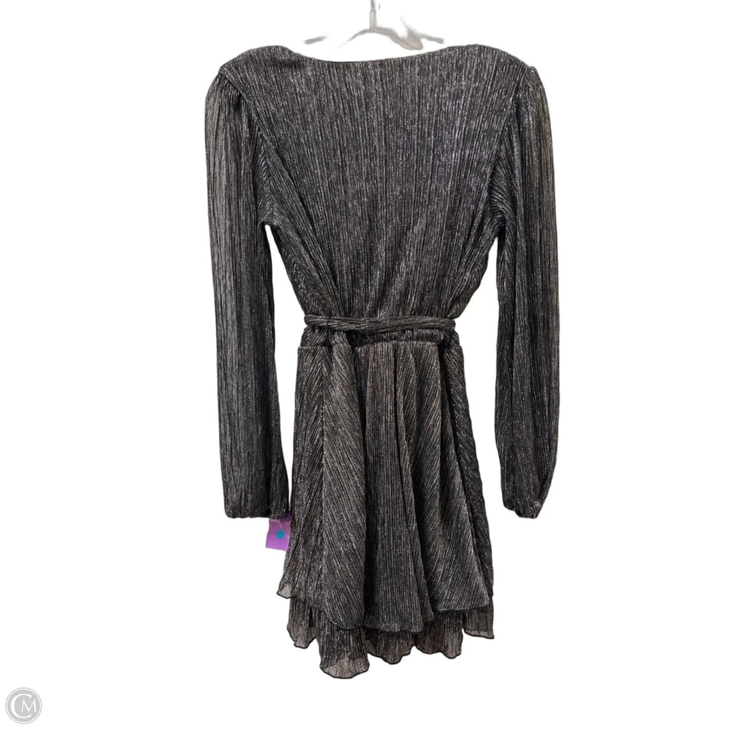 Dress Party Short By Lily Rose In Silver, Size: S