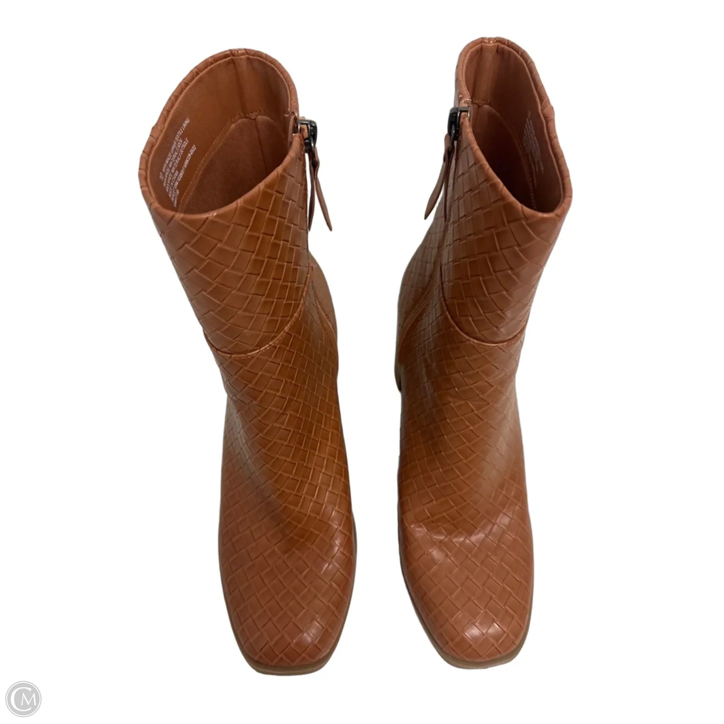 Boots Ankle Heels By Universal Thread In Brown, Size: 10