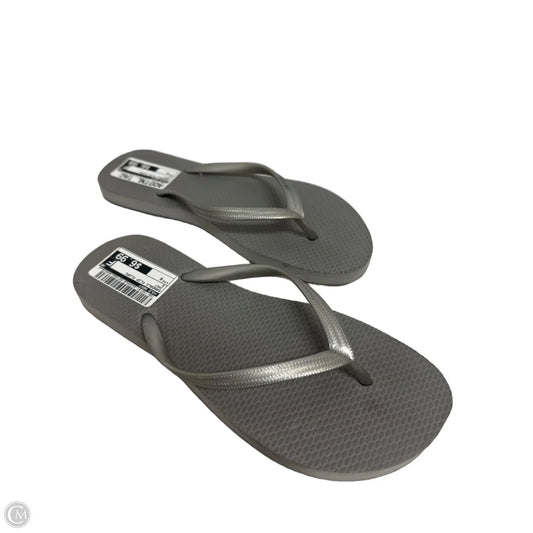 Sandals Flip Flops By Old Navy In Grey, Size: 8