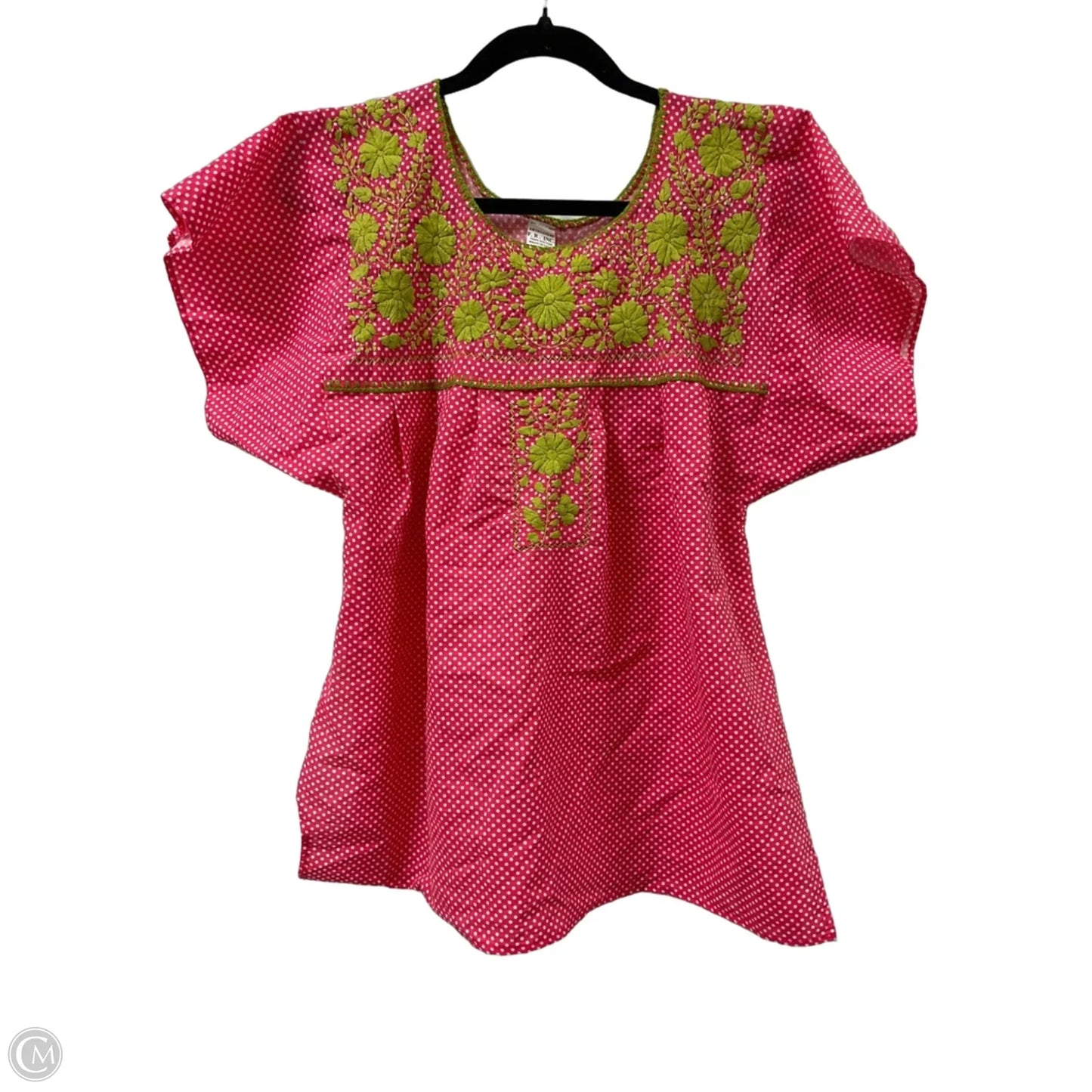 Top Short Sleeve By Clothes Mentor In Pink, Size: L