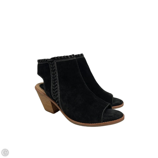 Sandals Heels Block By Sofft In Black, Size: 9.5