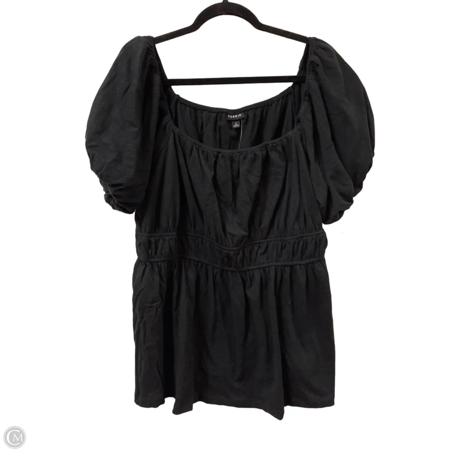 Blouse Short Sleeve By Torrid, Size: L