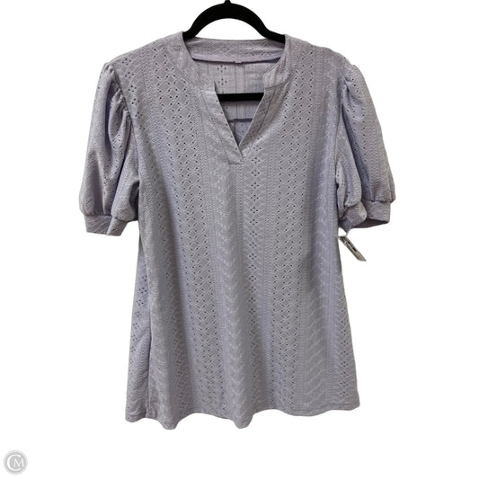 Top Short Sleeve By Clothes Mentor In Purple, Size: M