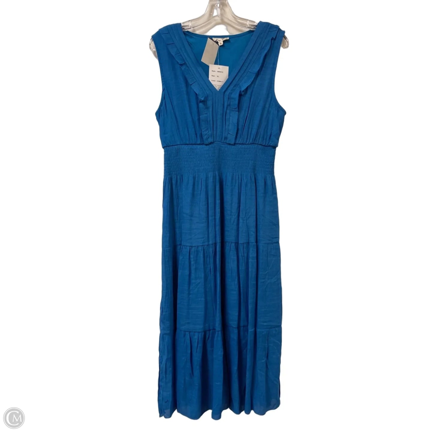 Dress Casual Maxi By Clothes Mentor In Blue, Size: Xl