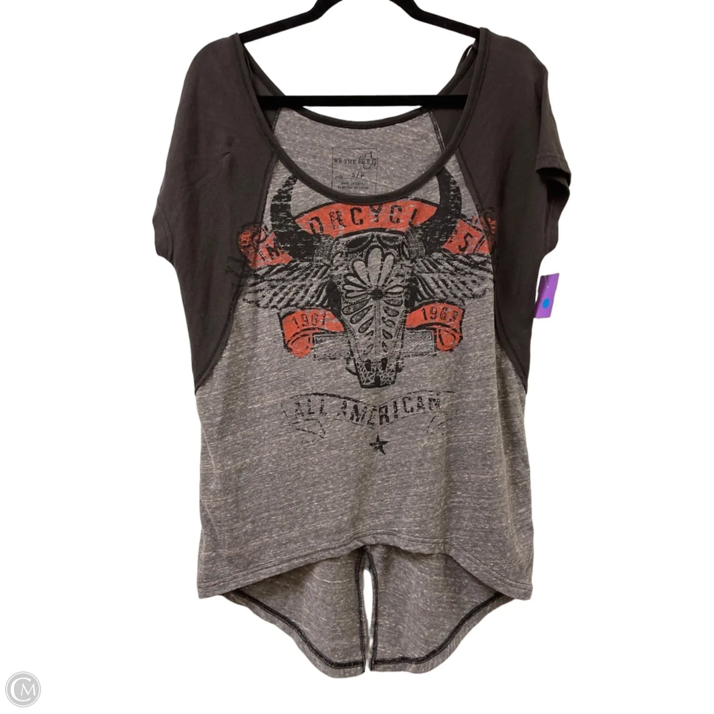 Top Short Sleeve By We The Free In Grey, Size: S