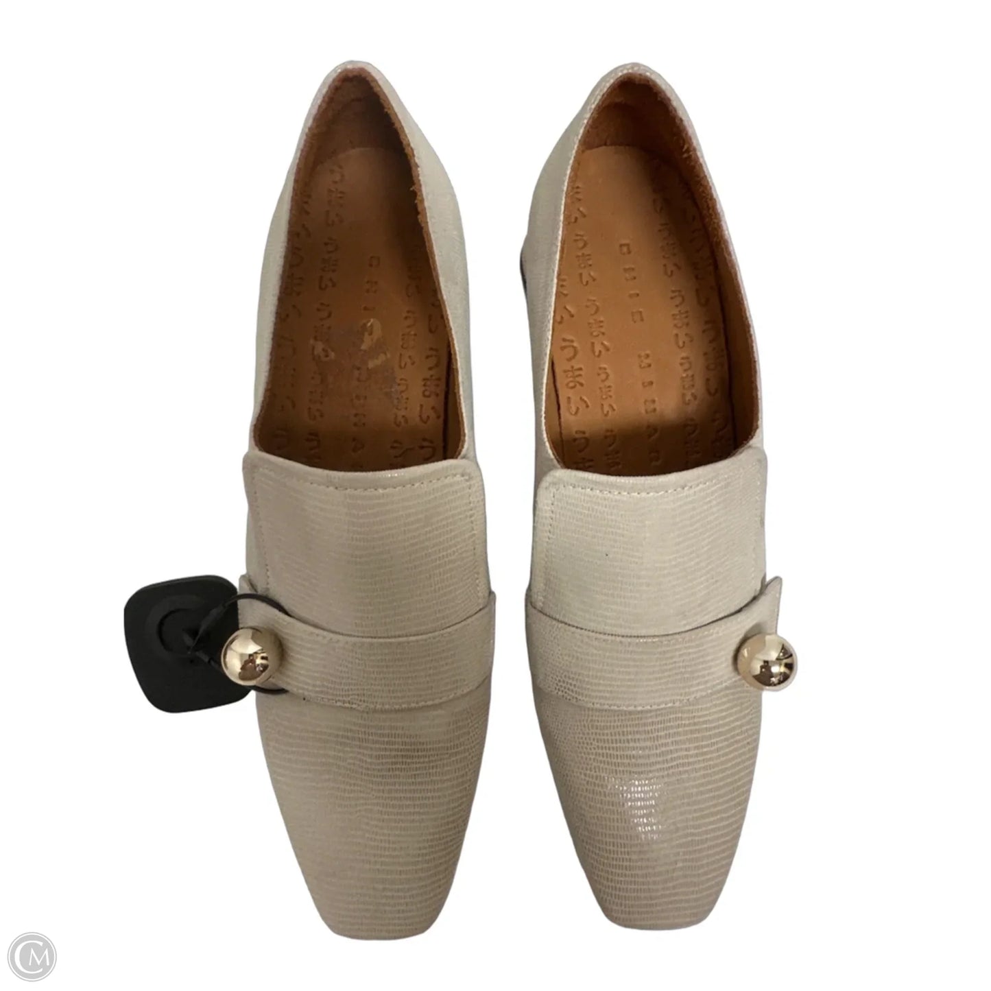 Shoes Heels Block By Cma In Cream, Size: 6.5