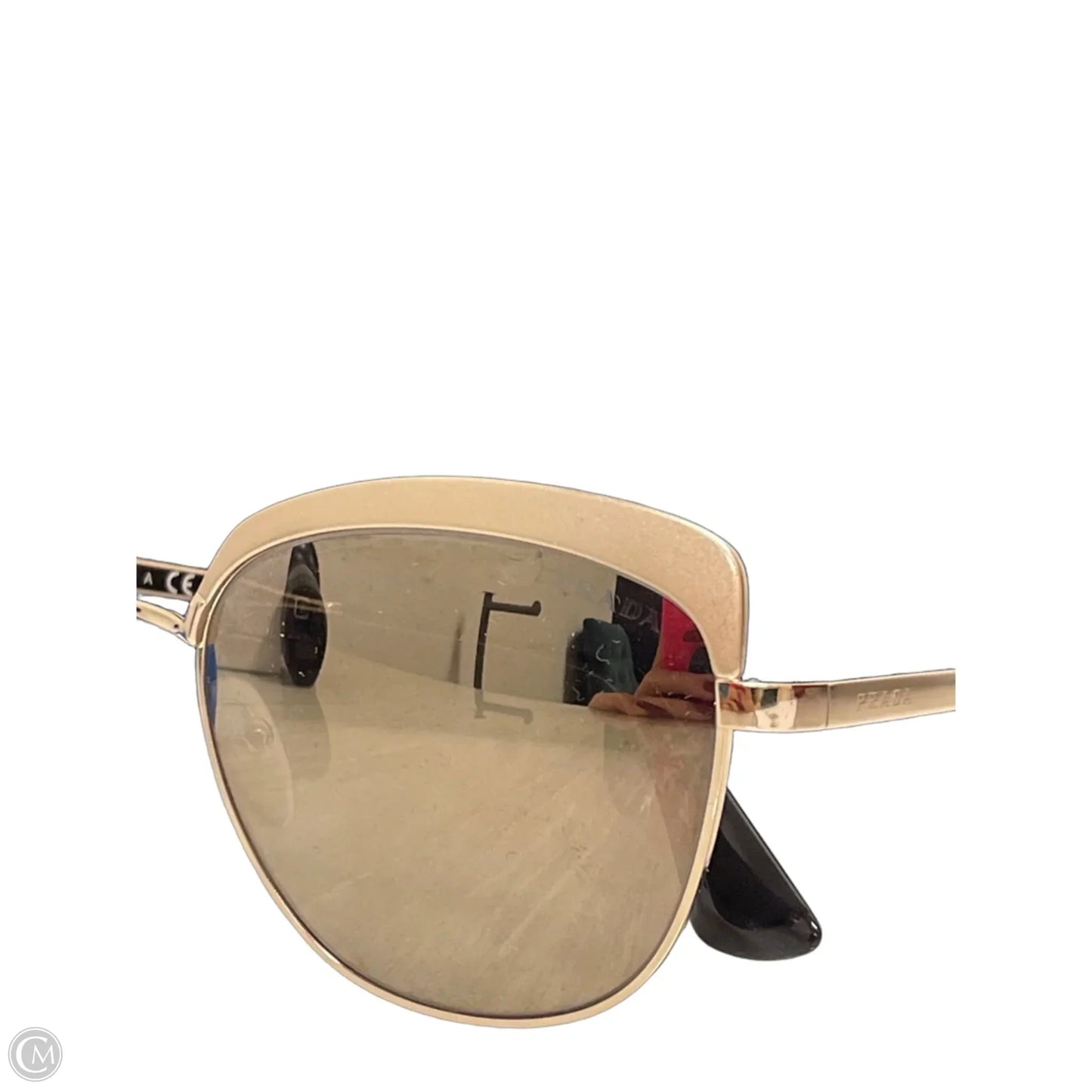 Sunglasses Luxury Designer By Prada, Size: Medium