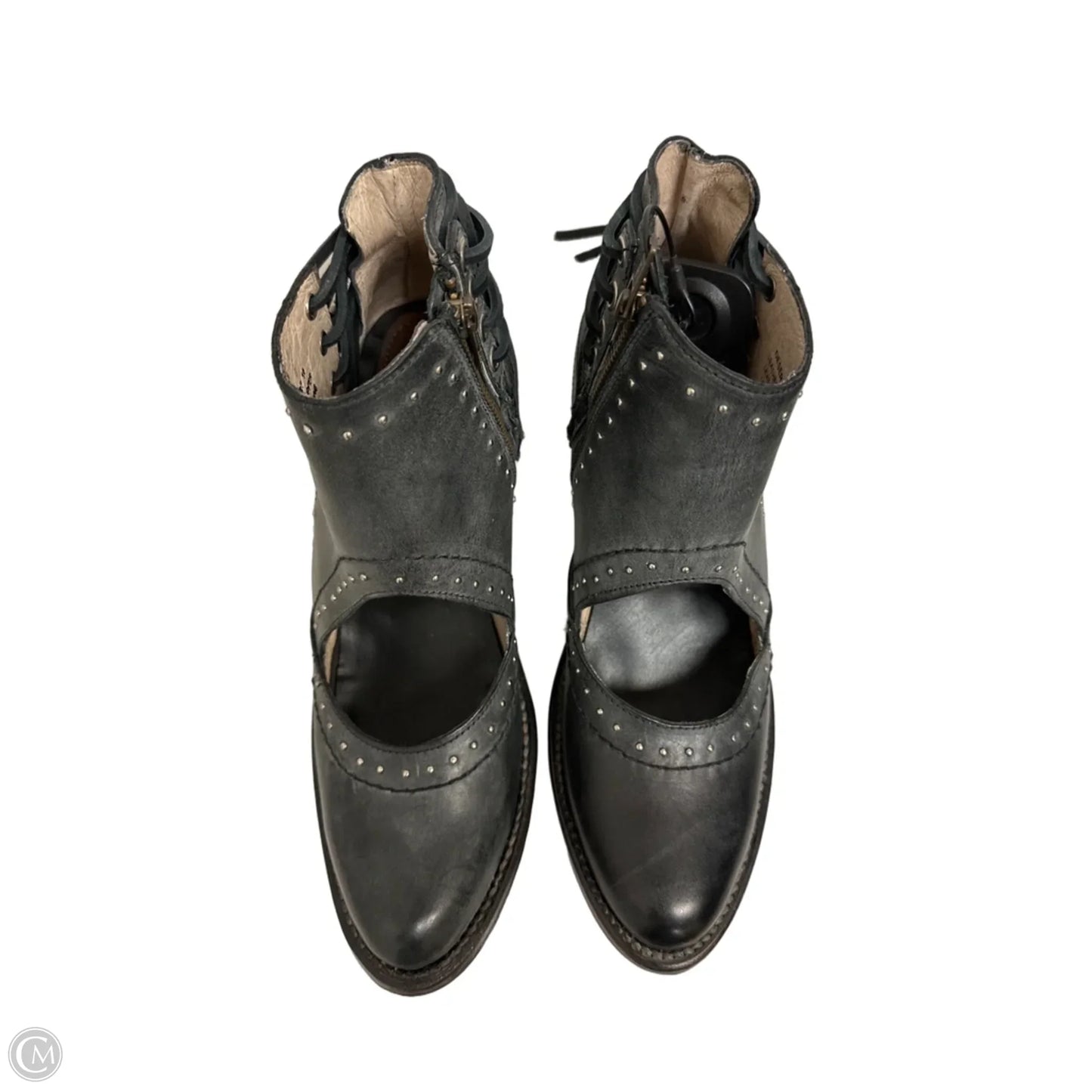 Boots Ankle Flats By Freebird In Black, Size: 10
