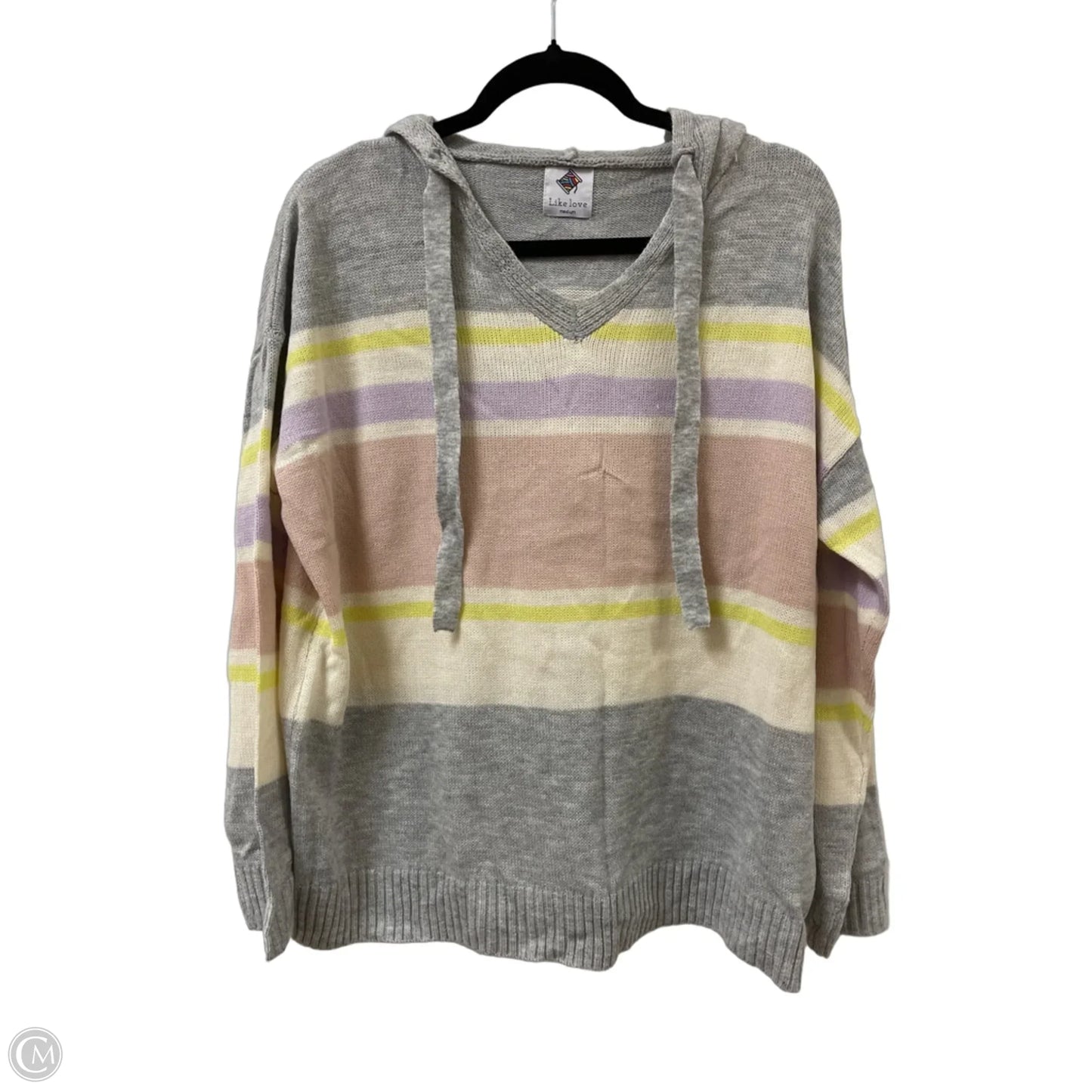 Sweater By Like Love In Grey, Size: M