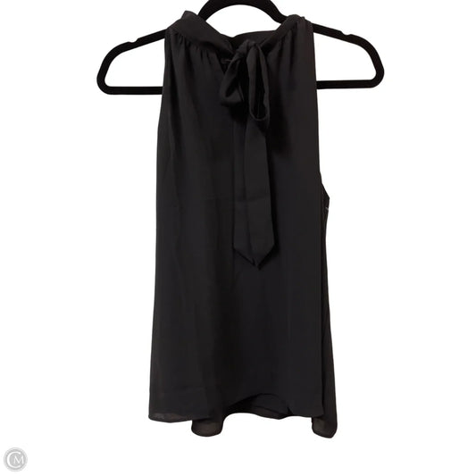 Top Sleeveless By Ann Taylor In Black, Size: L