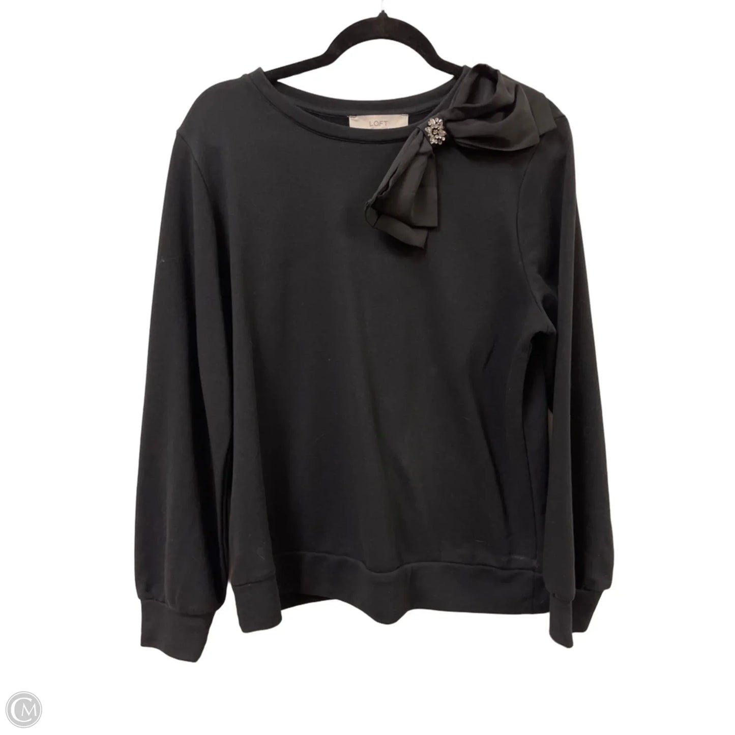 Sweater By Loft In Black, Size: L