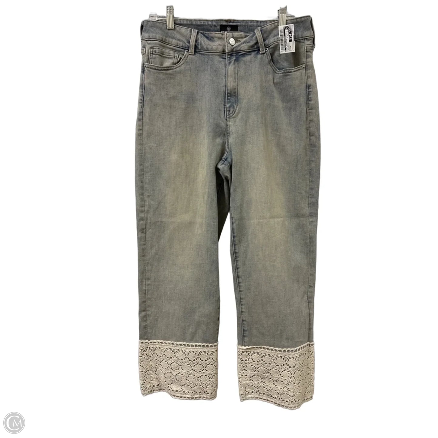 Jeans Boyfriend By Clothes Mentor In Blue Denim, Size: 14