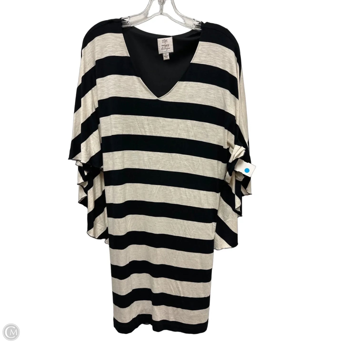 Dress Casual Short By Suzi Chin In Striped Pattern, Size: S