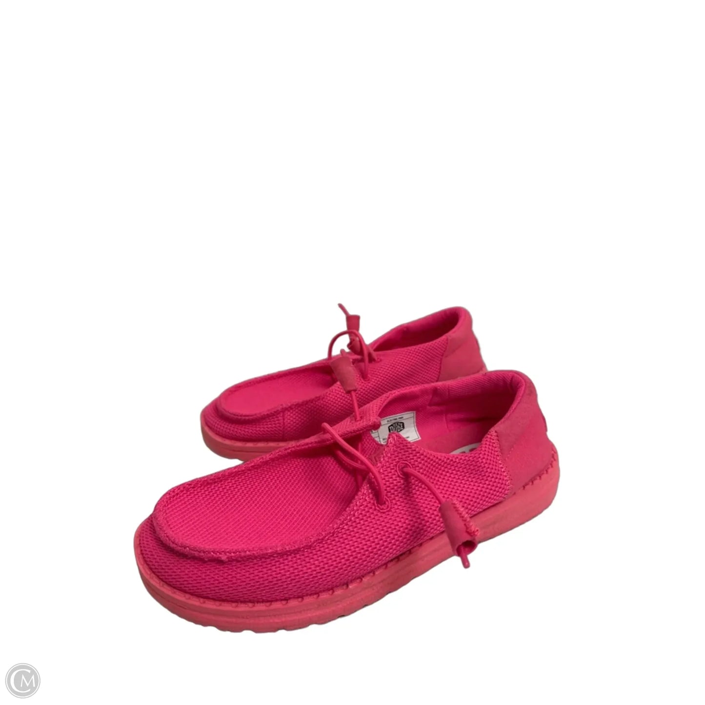 Shoes Flats By Hey Dude In Pink, Size: 6