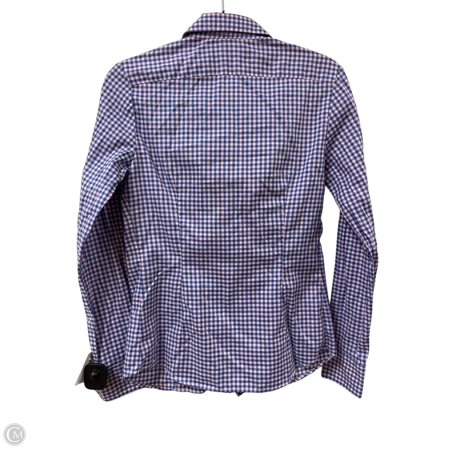Blouse Long Sleeve By Cma In Blue & Pink, Size: M
