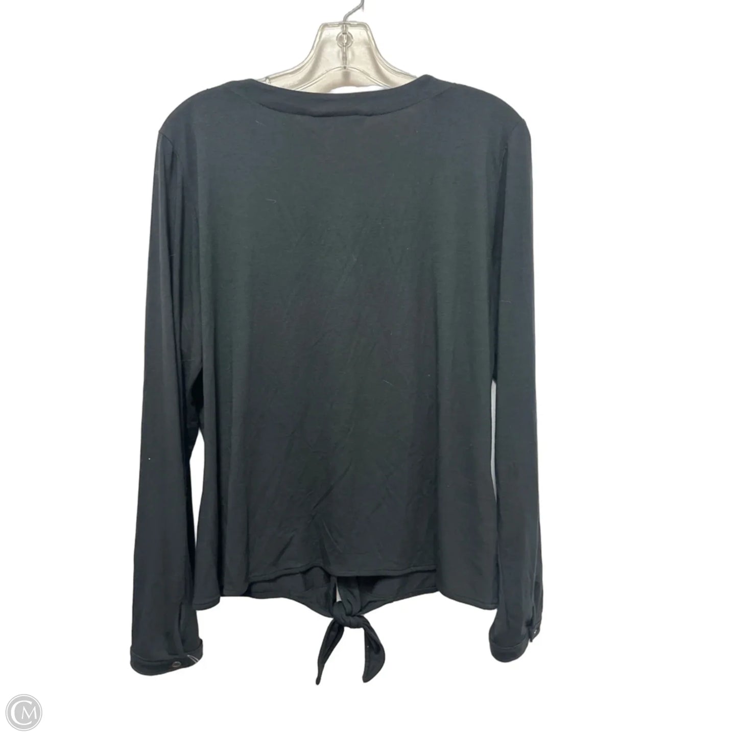 Top Long Sleeve By Tommy Bahama In Black, Size: M