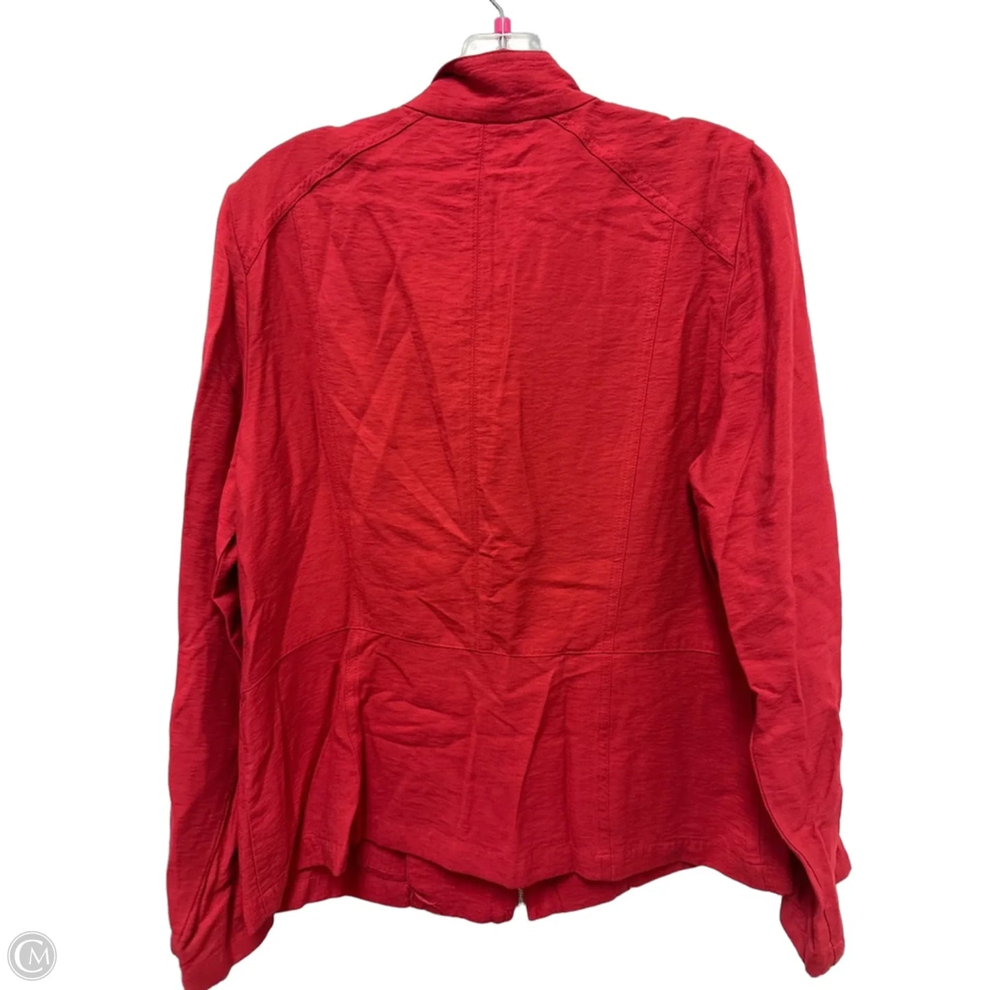 Blazer By Chicos In Red, Size: L