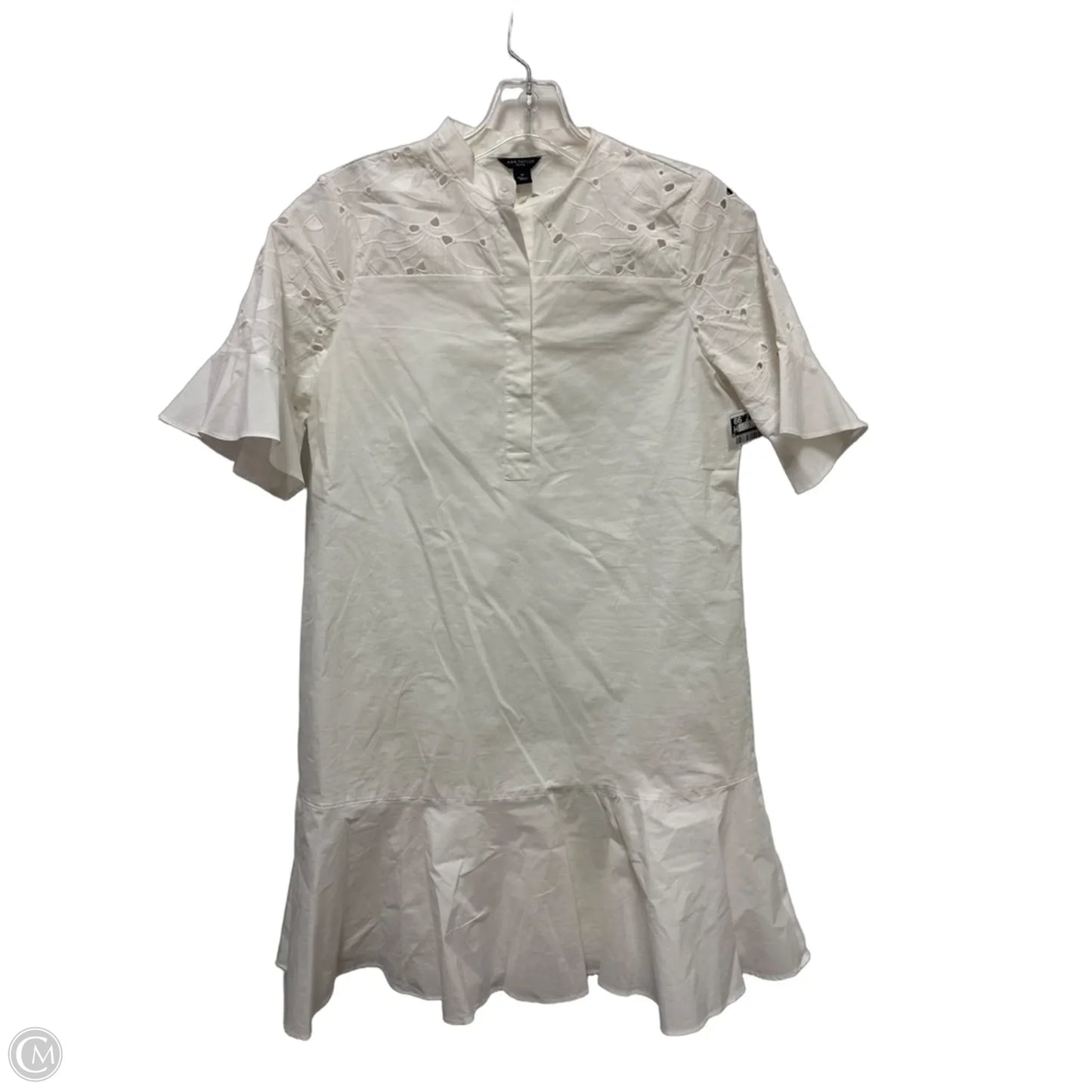 Dress Party Short By Ann Taylor In White, Size: Xsp