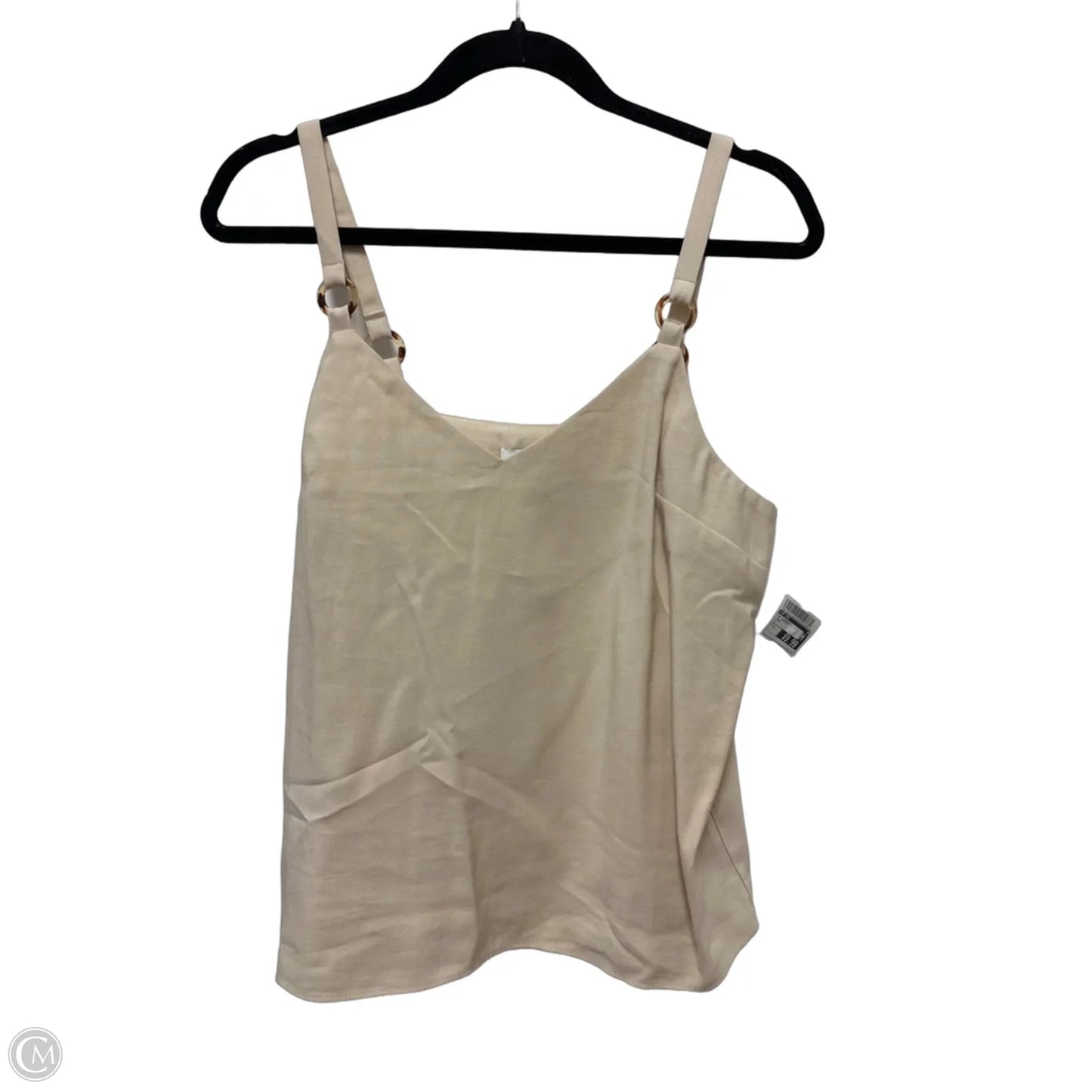 Top Sleeveless By Top Shop In Cream, Size: S