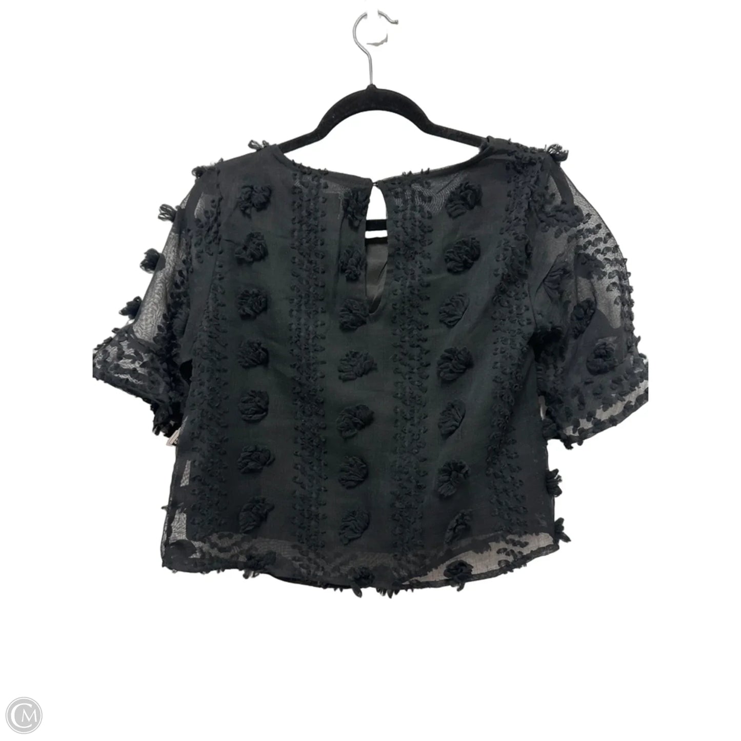 Top Short Sleeve By &merci In Black, Size: S