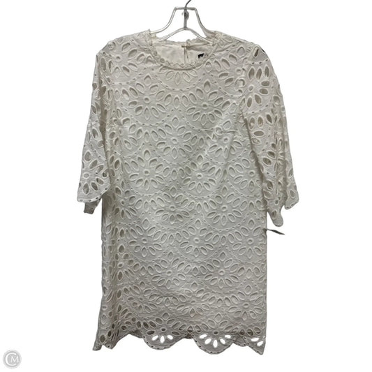 Dress Party Short By Ann Taylor In White, Size: Xsp