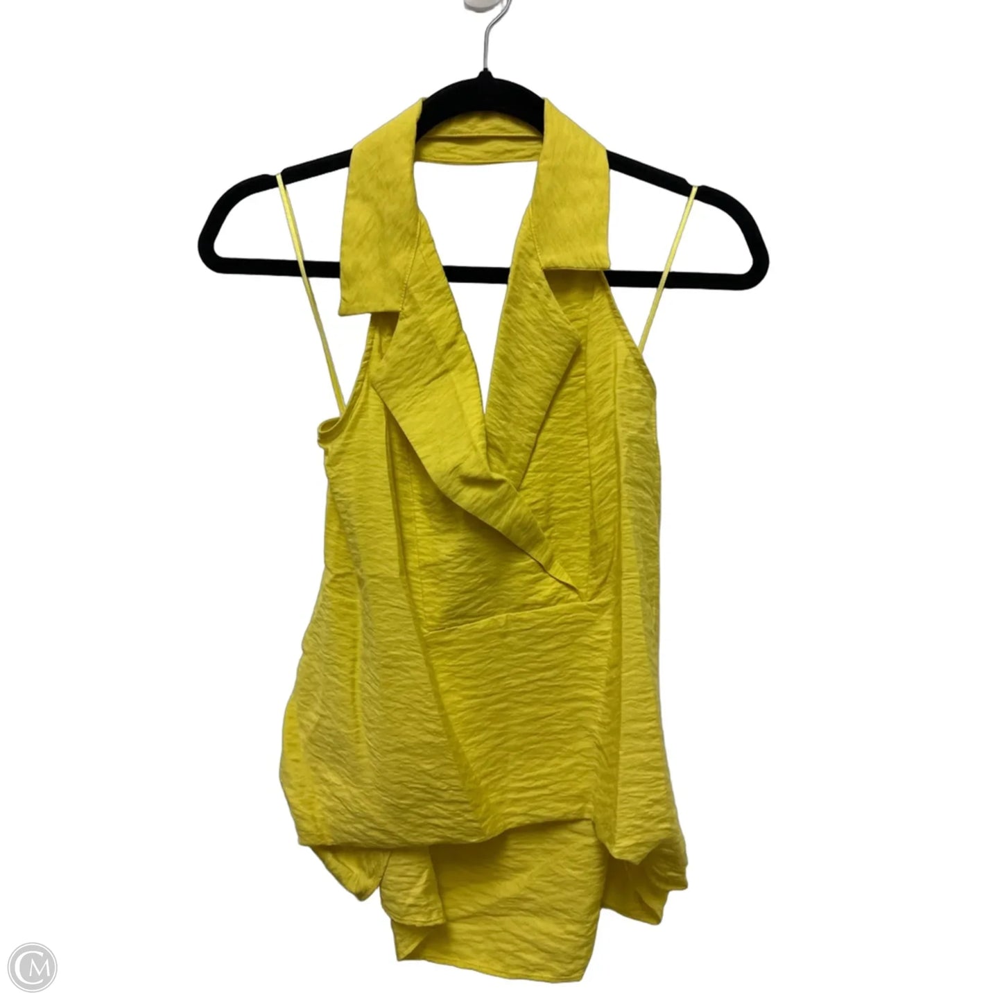 Top Sleeveless By Anthropologie In Yellow, Size: Xs
