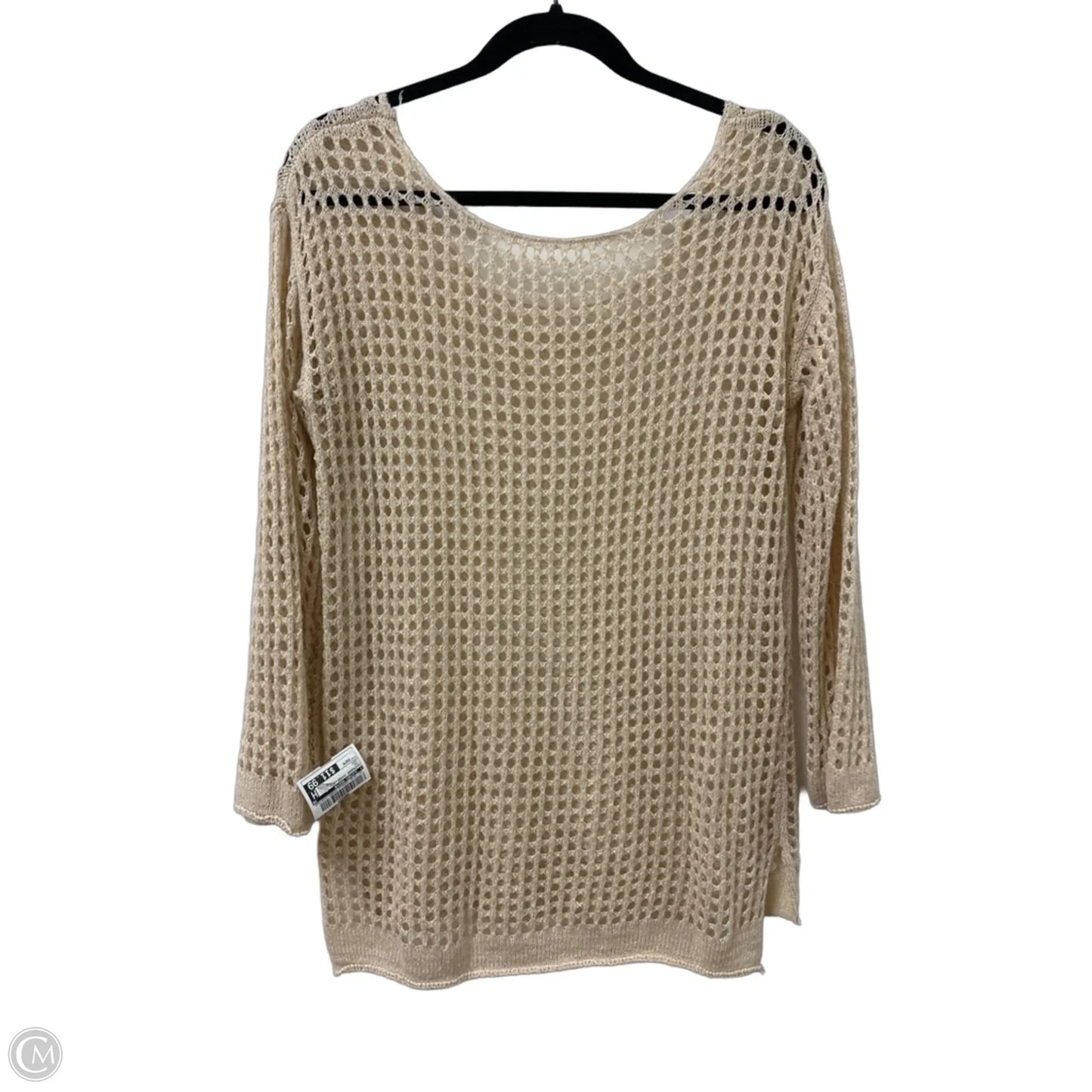 Swimwear Cover-up By Clothes Mentor In Tan, Size: Osfm