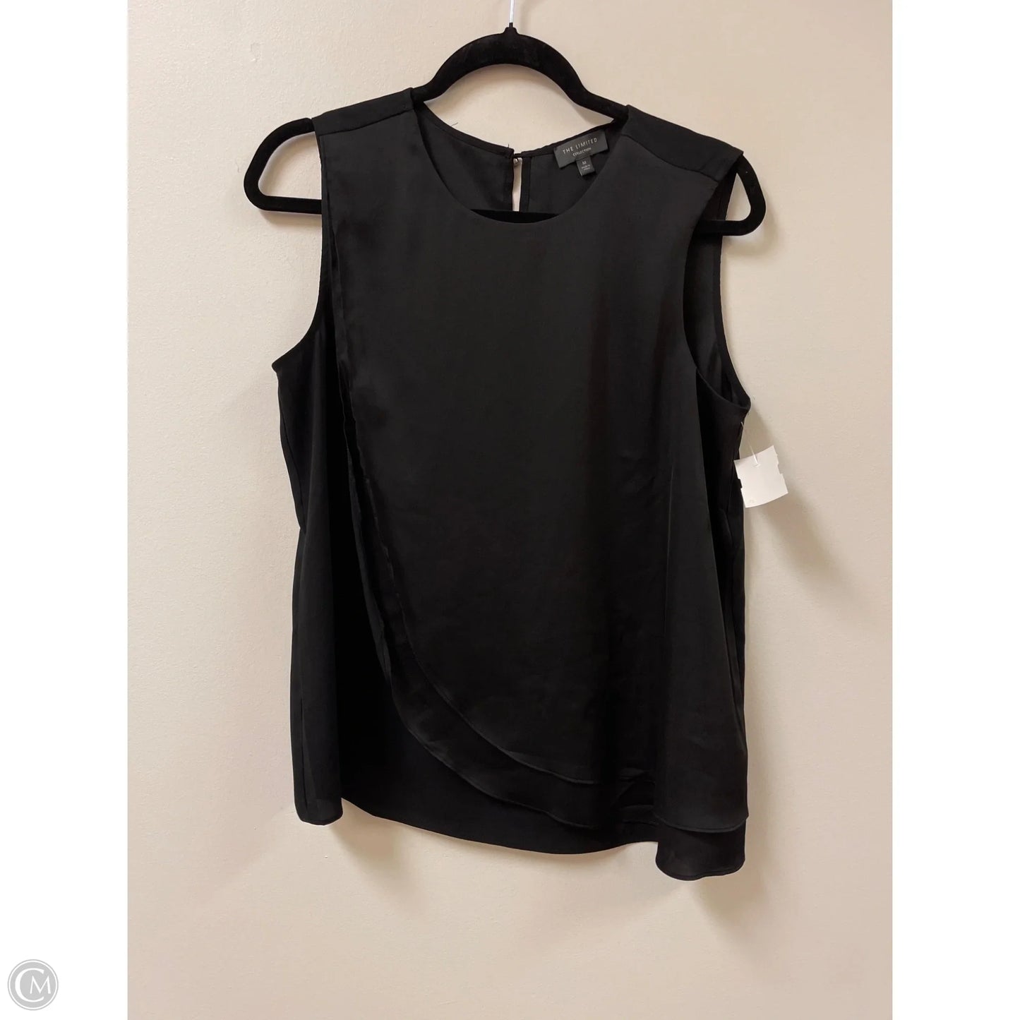 Top Sleeveless By Limited In Black, Size: M