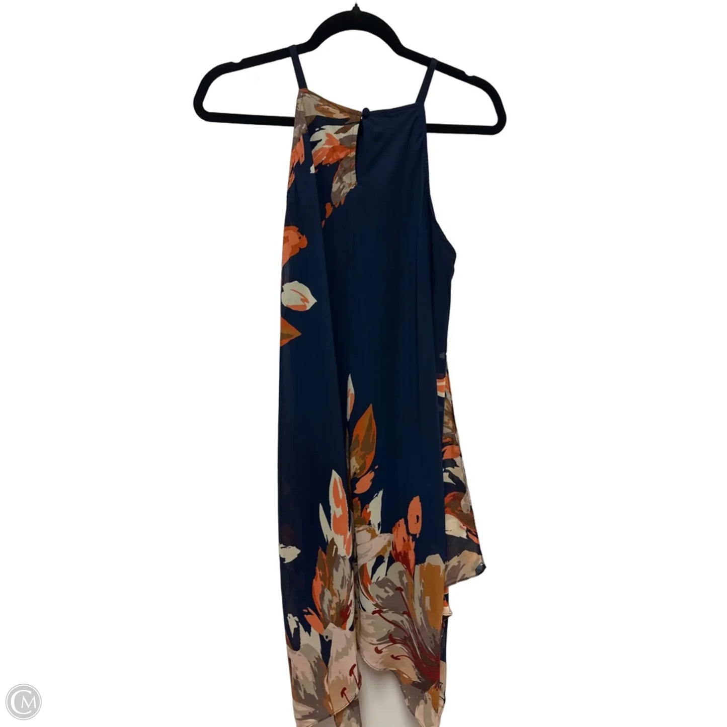 Dress Casual Midi By Inc In Navy, Size: M