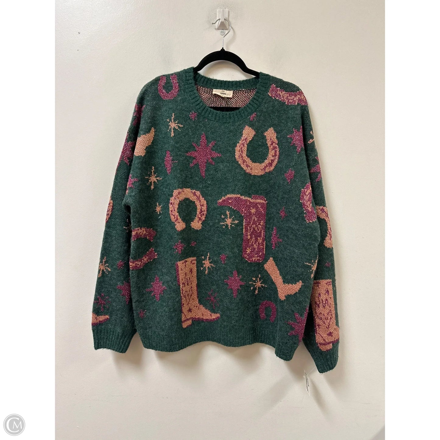 Sweater By Entro In Green, Size: L