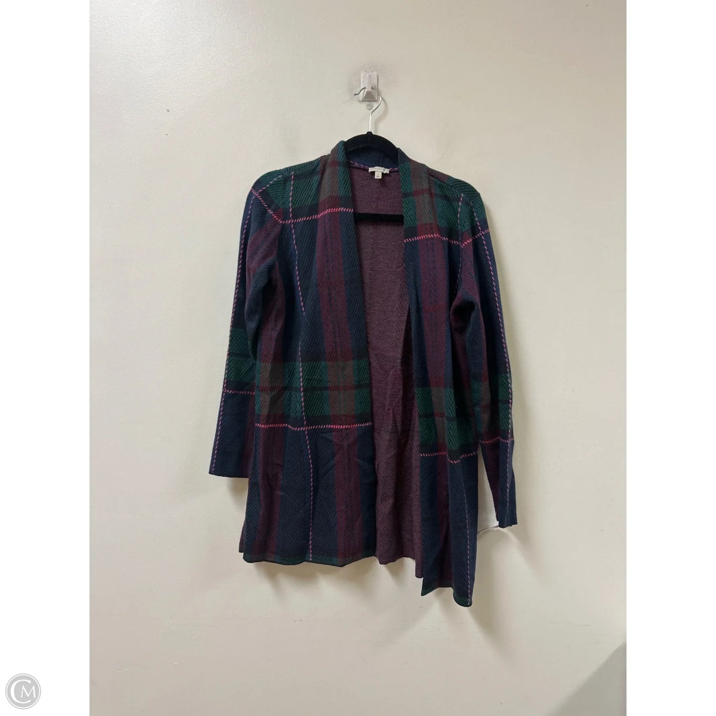 Sweater Cardigan By Talbots In Multi-colored, Size: S