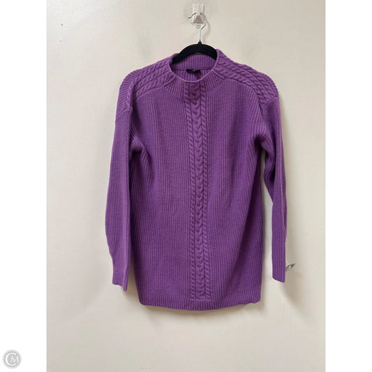 Sweater By Talbots In Purple, Size: S