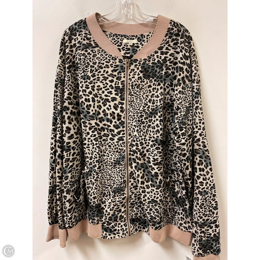 Jacket Other By Kori America In Animal Print, Size: 1x