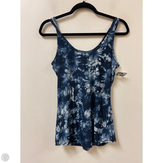 Top Sleeveless Basic By No Boundaries In Tie Dye Print, Size: L