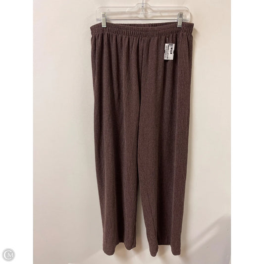 Pants Lounge By Clothes Mentor In Brown, Size: L