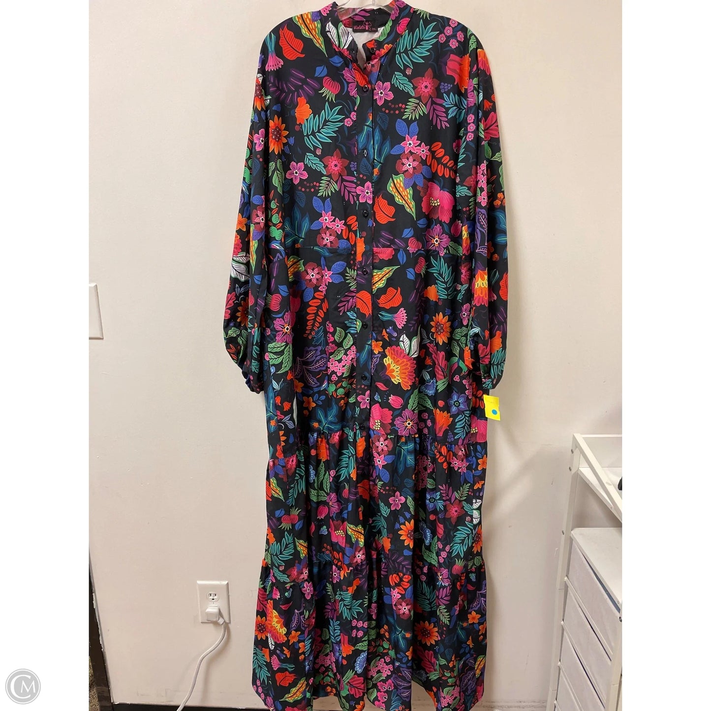 Dress Casual Maxi By Clothes Mentor In Black, Size: 2x