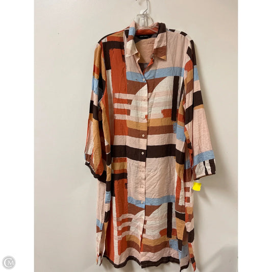 Dress Casual Maxi By Clothes Mentor In Orange, Size: Xl